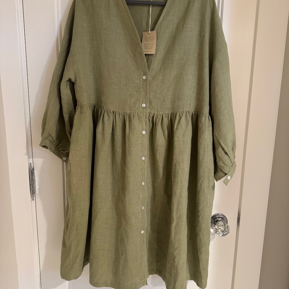 New With Tags Beaton Linen House Dress